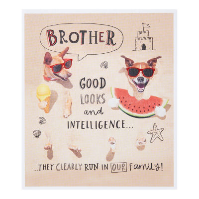 Carlton Brother Birthday Card