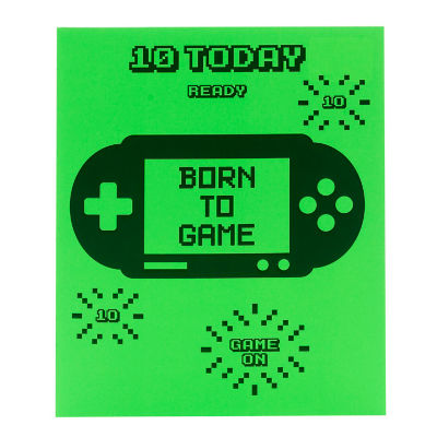 George Home Graphic Game Design Birthday Card