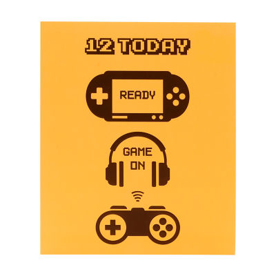 George Home Graphic Game Design Birthday Card