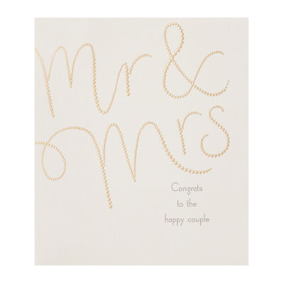 George Home Wedding Card