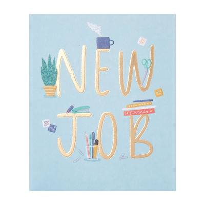 George Home Congratulations New Job Card