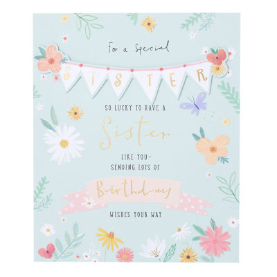 George Home Sister Birthday Card