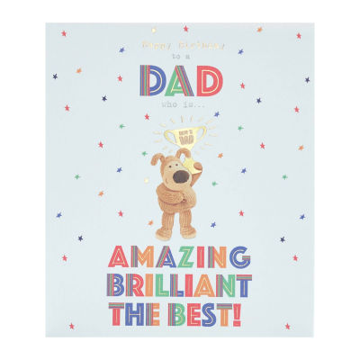 BOOFLE Dad Birthday card