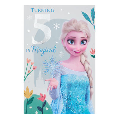 Disney Frozen 5th Birthday Card