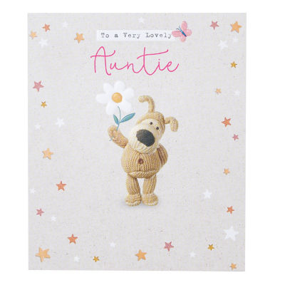 BOOFLE Auntie Birthday Card