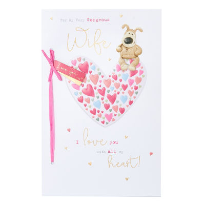 BOOFLE Wife Birthday Card