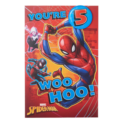 Disney 5th Birthday Card