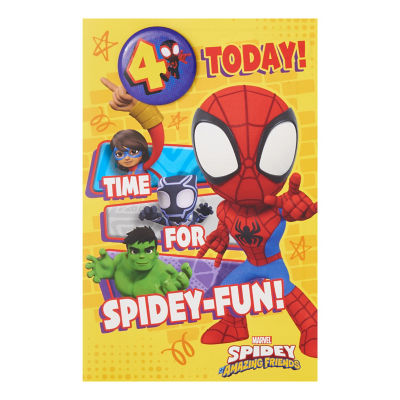 Disney 4th Birthday Card