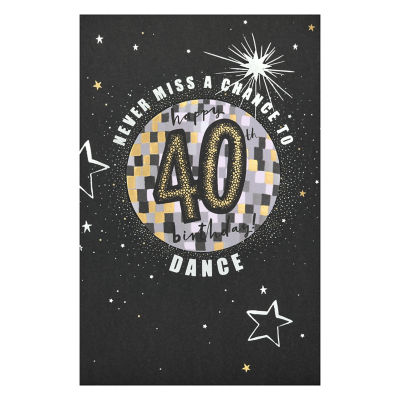 George Home 40th Birthday Card
