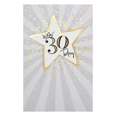 George Home 30th Birthday Card