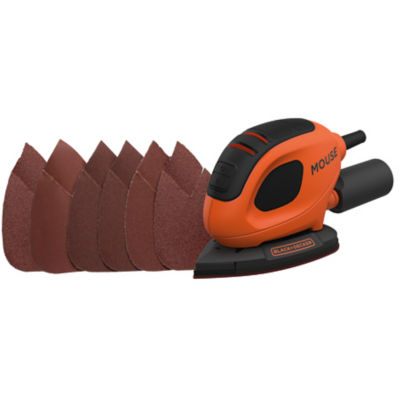 Electric Mouse Detail Sander Black and Decker 55W Palm Ergonomic Grip BEW230-GB - Image 11