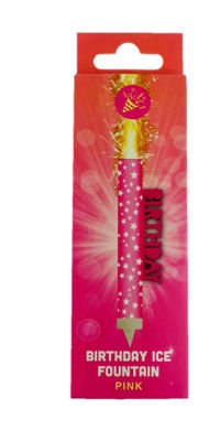 Mad Party Birthday Ice Fountain Pink