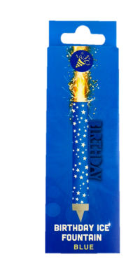 Mad Party Birthday Ice Fountain Blue