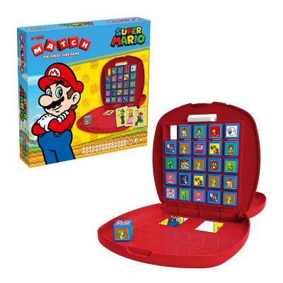 SUPER MARIO Top Trumps Match Board Game - the crazy cube game!