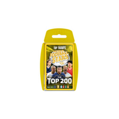 Top Trumps Cards Game - World Football Stars 2024 The Top 200 (Pack 2 Of 6)