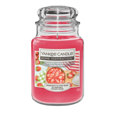 TESCO Yankee Sugared Strawberries Candle 538G
