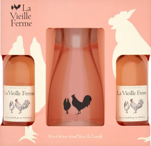 La Vieille Ferme Rosé Wine 187ml Duo & Carafe