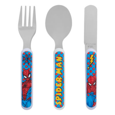 Marvel Spider-Man 3pc Spiderman Cutlery Set
