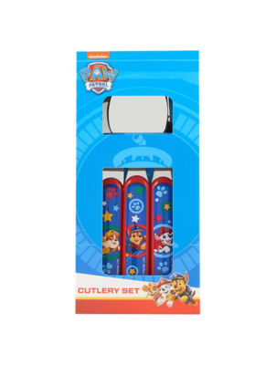 Paw Patrol 3pc Paw Patrol Cutlery Set