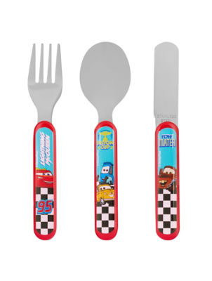 ASDA 3pc Cars Cutlery Set