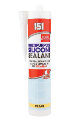 ASDA MULTI PURPOSE CLEAR SILICONE SEALANT (CART) 280ML