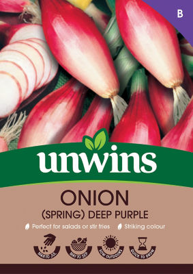 unwins Onion Spring Deep Purple Vegetable