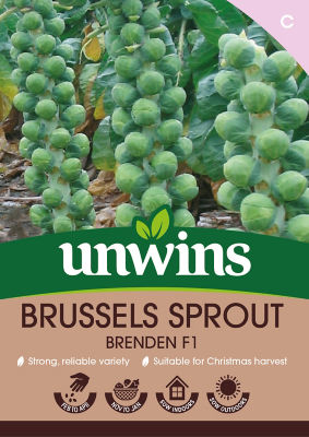 unwins Brussels Sprout Brenden F1 Vegetable Seeds