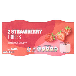 ASDA Strawberry Trifles 2 x 145g (290g)