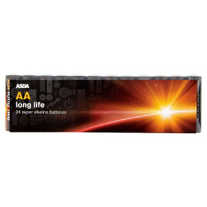 ASDA 24 AA Long Life Super Alkaline Batteries