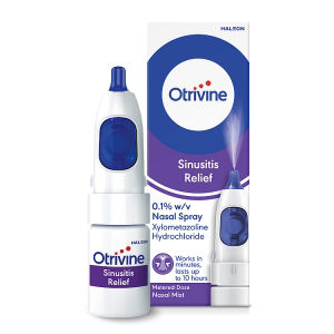 Otrivine Sinusitis Relief Decongestant Nasal Spray 0.1% 10ml