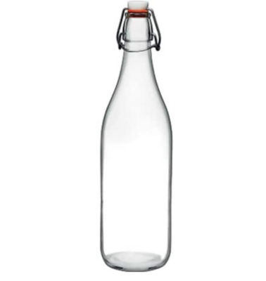 George Home Clear Glass Water Bottle
