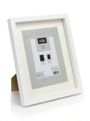 George Home Boxed Photo Frame White 8x6