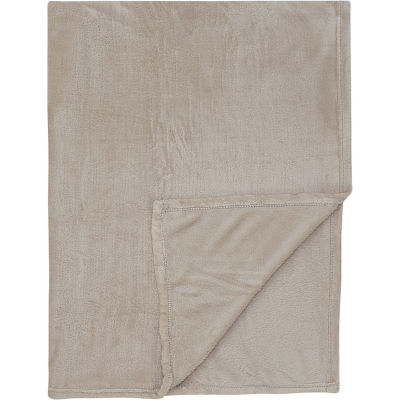 George Natural Plain Super Soft Throw - 120Cm X 150Cm - Image 2
