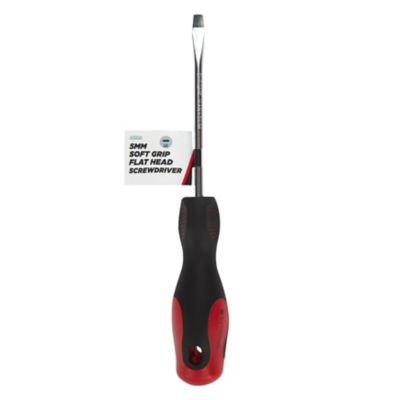ASDA Soft Grip Flat 5mm Screwdriver