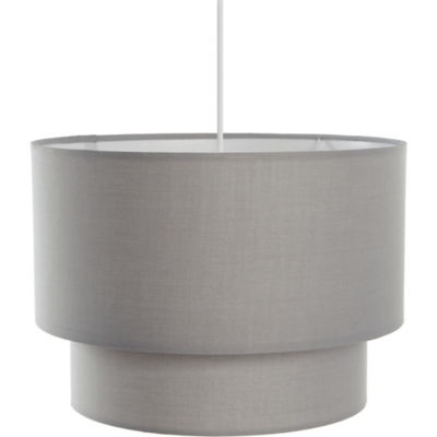 George Home Grey Two-Tier Light Shade