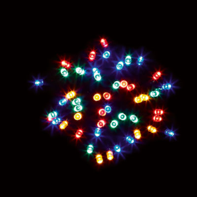 George Home 50 LEDs Multi-coloured Solar-powered String Lights 8.88m