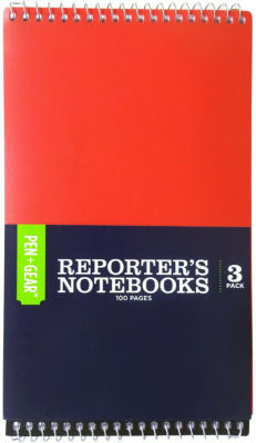 Pen & Gear Poly Reporters Notebook 3 Pack