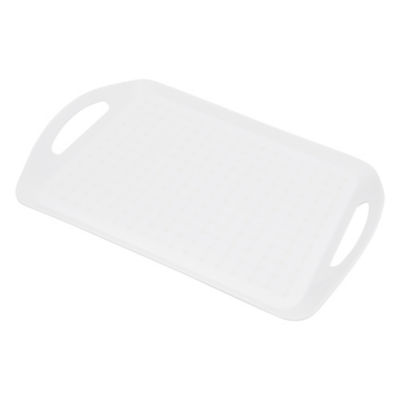 George Home Plastic Tray White 46x31cm