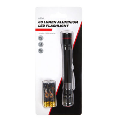 ASDA 80 Lumen LED Torch