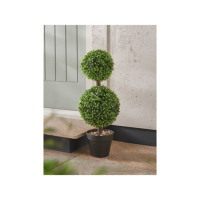 George Home Artificial Double Ball Tree 60cm
