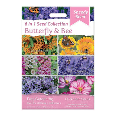 Speedy Seed Multipacks 6in1 Butterfly & Bee Seeds