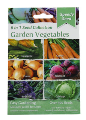 Speedy Seed Multipacks 6in1 Garden Vegetables Seeds