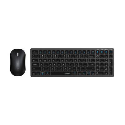 Styletech MK650 Multi-Mode Wireless Mouse & Keyboard USB-C Quick Charging Black - Image 5