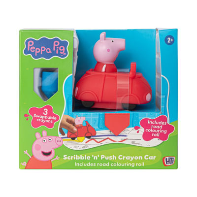 ASDA Scribble N Push Crayon Car