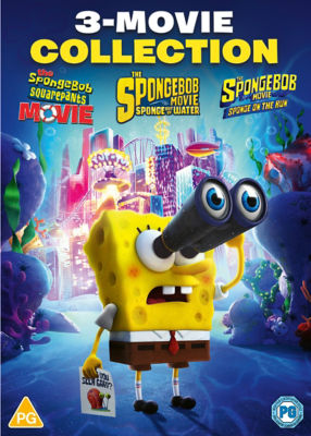 DVD Spongebob Triple Movie Pack