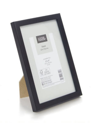 George Home Black Photo Frame 6 x 4''