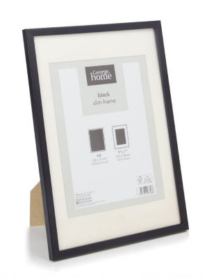 George Home Black Slim Photo Frame