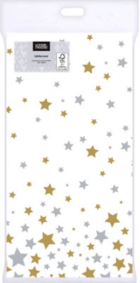 George Home Silver & Gold Star Tablecover