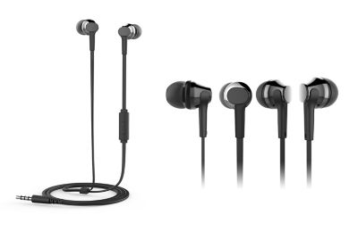 ONN Metallic Earphones - Black