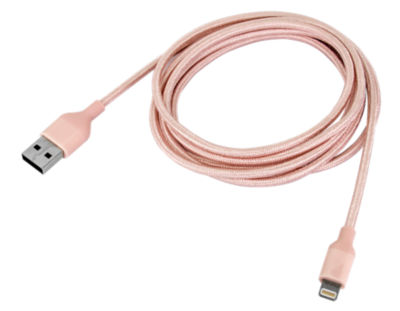 Blackweb Braided Lightning Cable - Pink